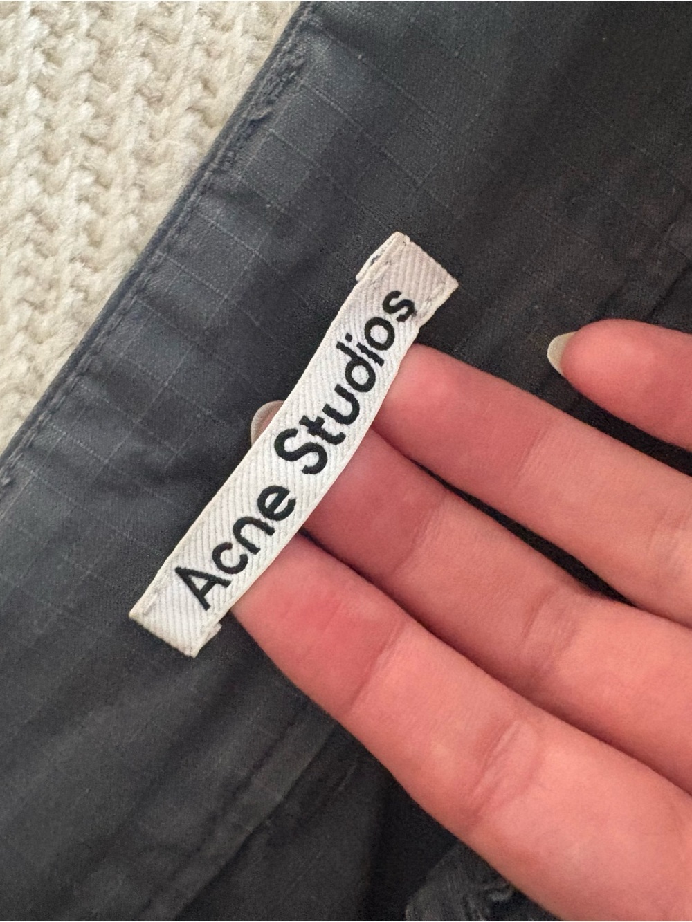Acne Studios Zip Detail Cargo Pants - Picture 10 of 14